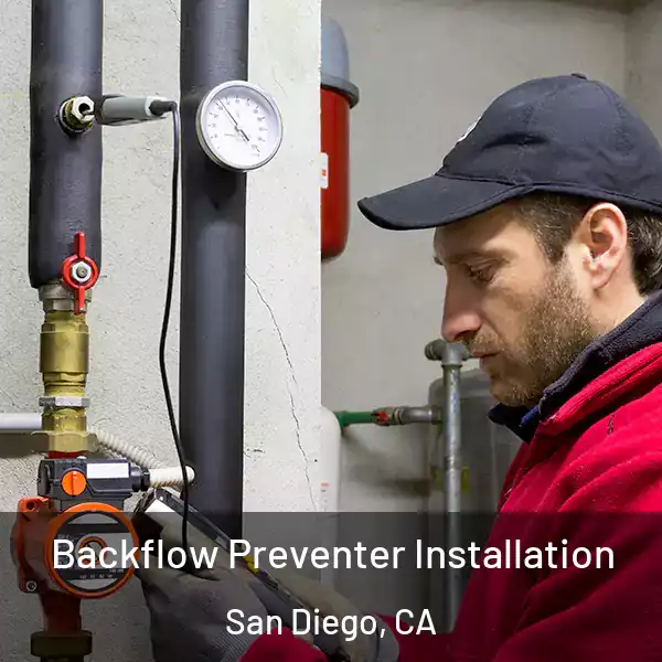  Backflow Preventer Installation San Diego, CA